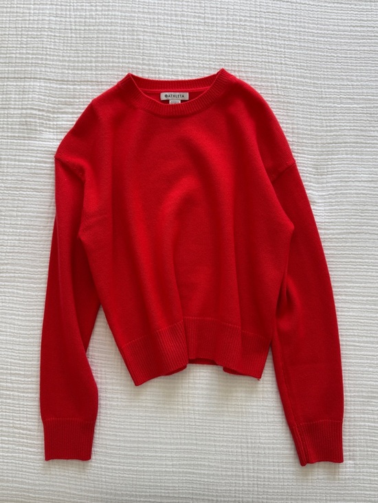 Athleta Sweaters - Alpine Red CREWNECK SWEATER XXS